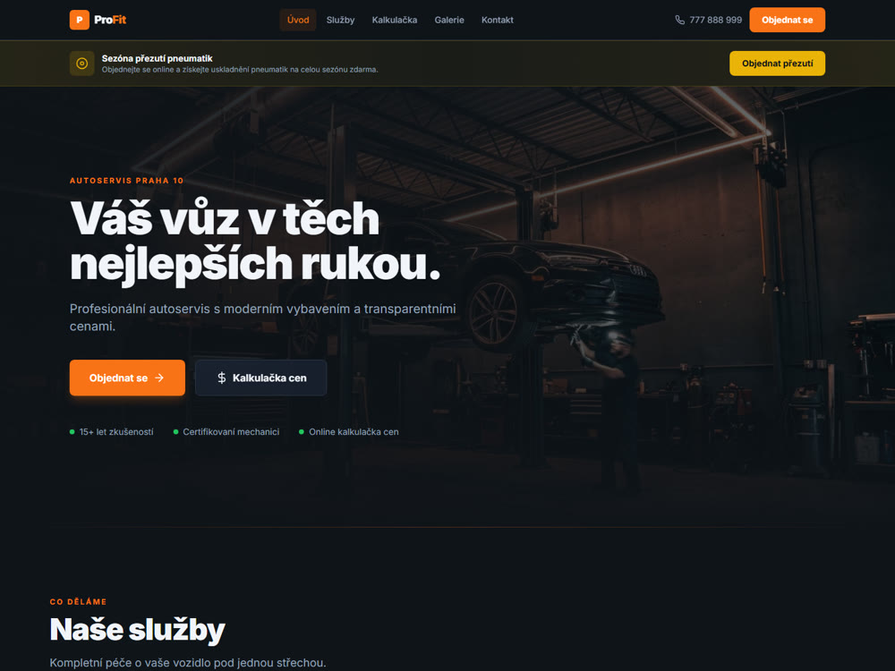 Auto-service website
